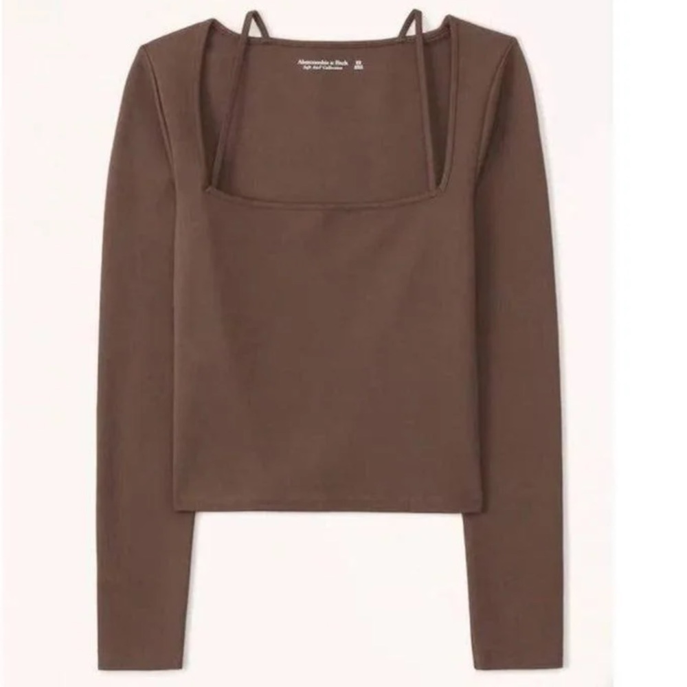 Abercrombie Brown Long Sleeve